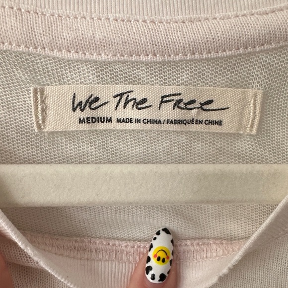 WE THE FREE | Relaxed Tart White Tee with Lime Graphic - Picture 8 of 15